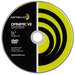 OMDVD-V1 - DVD Test versione 1 per OmniMic Dayton Audio