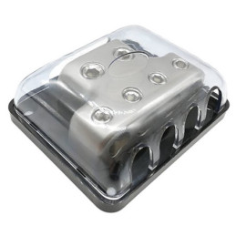 Power Distribution block nickel IN 2x0AWG OUT 4x0AWG Blister