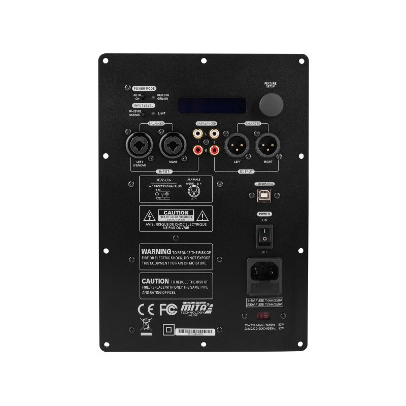 Dayton Audio SPA250DSP 250W Subwoofer Amplifier DSP