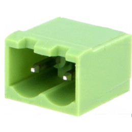 EuroBlock male for PCB 2pin Vertical step 5.0 mm