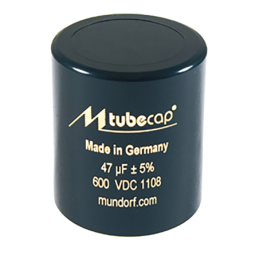 Condensatore TubeCap Mundorf 100uF 550V 5%