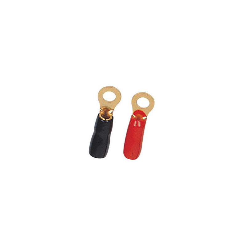 TOH04 - Ring Terminal gold plated - 8AWG Cable