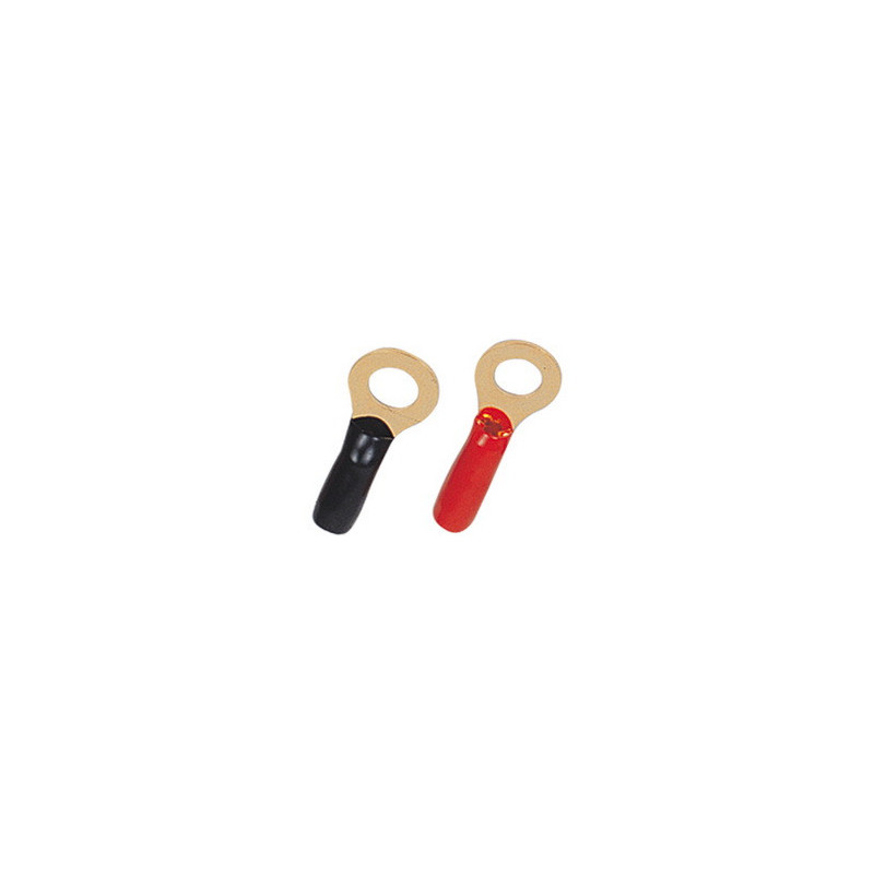 TOH09 - Ring Terminal gold plated - 8AWG Cable