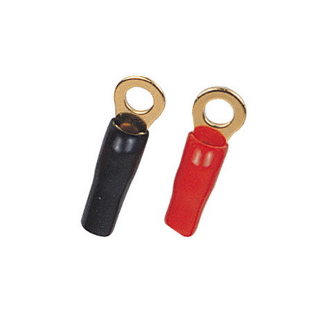 TOH11 - Ring Terminal gold plated - 4AWG Cable