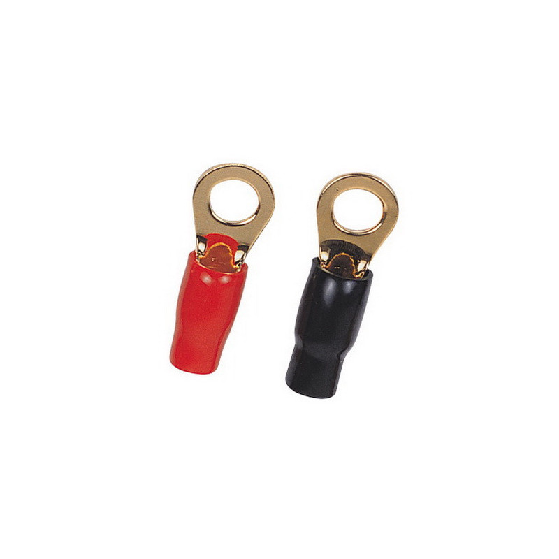 TOH18 - Ring Terminal gold plated - 2AWG Cable
