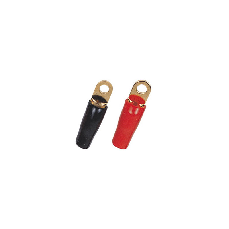 TOH23 - Ring Terminal gold plated - 6AWG Cable