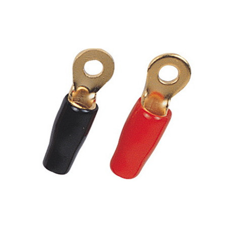 TOH26 - Ring Terminal gold plated - 0AWG Cable