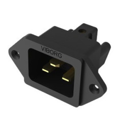 IEC Inlet Power Connector for panel 20A - Viborg - Pure Copp