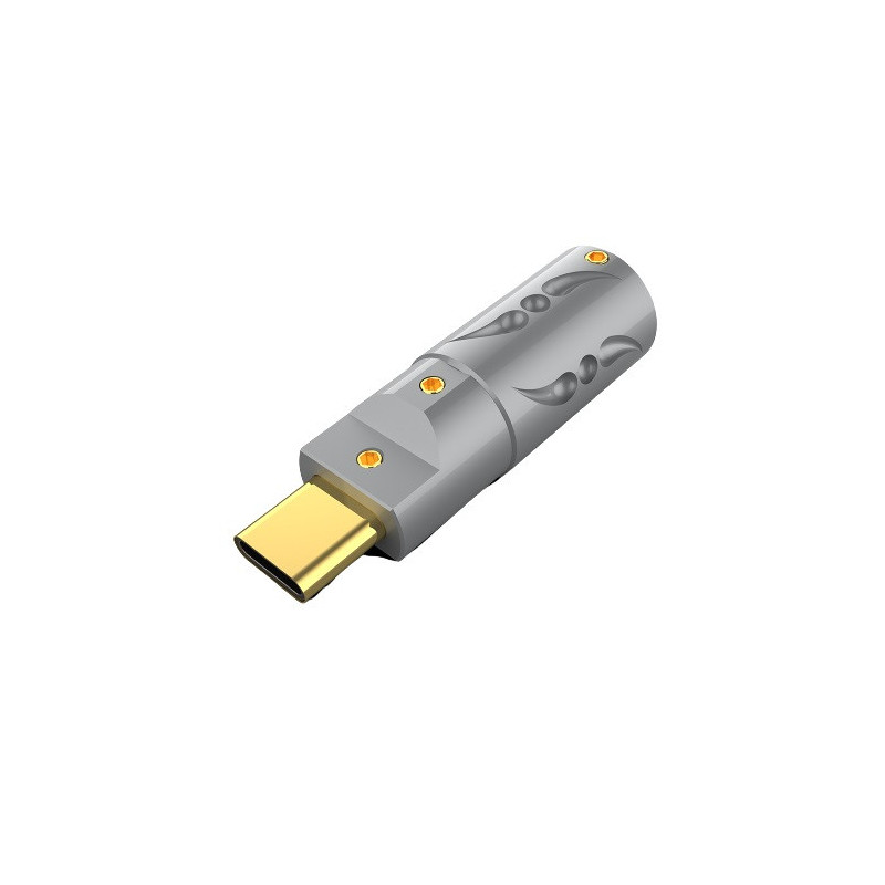 USB-C 3.1 Connector Viborg Audio Brass Gold Plated 24